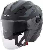 Atviro tipo šalmas W-TEC Barcela Vermella