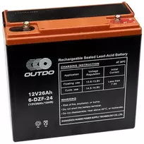 Huawei Outdo OUTDO (HUAWEI) 6-DZF-24 (6-DZM-22) 12V 26Ah akumuliatorius
