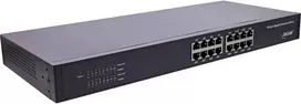 Šakotuvas Switch InLine Gigabit tinklo 16 prievadų 1Gb/s 19'' 1U metalinis be ventiliatoriaus (32311O)
