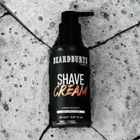 Beardburys Anti-Irritation Shaving Kreminis Amber Midnight skutimosi kremas, 150 ml