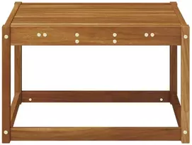 Lauko stalas Kietos akacijos mediena Natūrali 59 x 59 x 37 cm