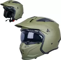Atverčiamas motociklininko šalmas W-TEC Badalone Army