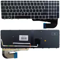 Klaviatūra HP EliteBook 850 G3, ZBook 15u G3, su pašvietimu, su „trackpoint“