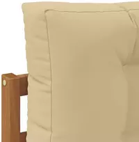 Lauko baldų komplektas Lauko sofos komplektas 8 vnt. Natūralus ir bežinis