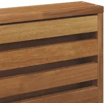 Lauko baldų komplektas Lauko sofos komplektas 8 vnt. Natūrali ir šviesiai pilka