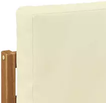 Lauko baldų komplektas Lauko sofos komplektas 4 vnt. Natūralus ir grietinėlė