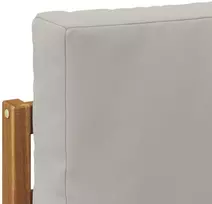 Lauko baldų komplektas Lauko sofos komplektas 7 vnt. Natūrali ir šviesiai pilka