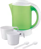 Virdulys Turistinis arbatinukas su puodeliais CJ-0105 žalias OPTIMUM