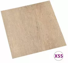 Grindų lentos Šviesiai pilka, Tamsiai ruda 5,11 m² 55 vnt. PVC