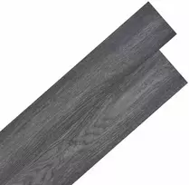 Grindų lentos Juoda ir Balta 2,51 m² 18 vnt. PVC