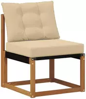 Lauko vidurinė sofa Kietas akacijos medis ir tekstilenas