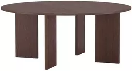 Venture Design Apvalus valgomojo stalas Graos MDF moka