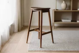 Venture Design Baro kėdė Orust 43x36x77 cm Ruda guminė mediena