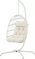 Venture Design Kabantis krėslas Trezza 51x51x60 cm smėlio spalvos plienas