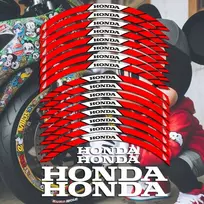 Honda motociklo ratlankių lipdukai