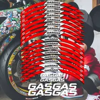GASGAS motociklo ratlankių lipdukai