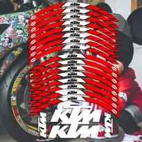 KTM motociklo ratlankių lipdukai