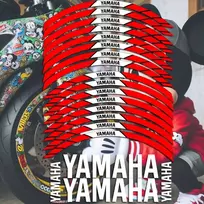 Yamaha motociklo ratlankių lipdukai