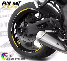Suzuki GSX-R motociklo ratlankių lipdukai