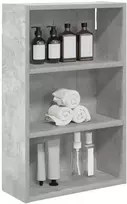 Vonios sieninė spintelė Betono Pilka 40 x 16 x 62,5 cm