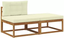 Sekcija sofa vienetai su pagalve 2 Vienetas Natūrali