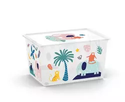 Daiktadėžė su dangčiu Kis C Box Style, 50 l, įvairių spalvų, 55 x 38.5 x 30.5 cm