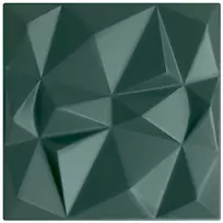 Sienų plokštės 12 vnt. 50 x 50 cm Diamond Žalias XPS Putplastis