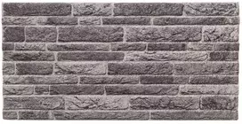 Sienų plokštės 10 vnt. 100 x 50 cm Antracito EPS putos