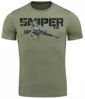 M-Tac T-Shirt Sniper Marškinėliai su snaiperių simbolika
