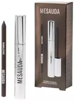 Mesauda The Glam Femuline Eye Kit akių kosmetikos rinkinys (akių pieštukas Rebeleyes 103 Bear, 1.2 g + blakstienų tušas Blakstienų tušas Femuline, 9 ml)