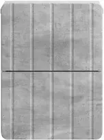 Sieninis naktinis staliukas Betono pilka 33 x 34,5 x 43 cm