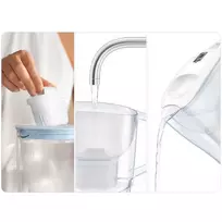 Vandens filtravimo indas Brita ALUNA, 2.4 l, balta sp.