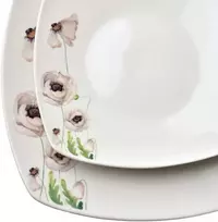 Affek Design LEA Rožinis pietų rinkinys 18 dalių dubenėlis 16,5 cm 500 ml / 18 cm / 24 cm