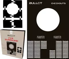 ACM Kvadratinis smiginio taikinio apvadas Bullet, 6 dalys, EVA putos, juodas