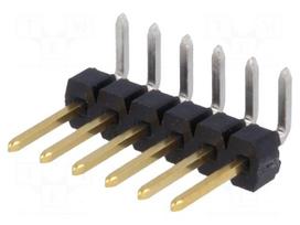 Pin header | pin strips | C-Grid III | male | PIN: 6 | angled 90° | THT