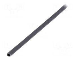 Spiral wrapping | ØBundle : 4.8÷50.8mm | polyetylene | black | L: 30m