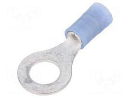 Ring terminal | M6 | 1÷2.5mm2 | insulated | tinned | copper | -55÷105°C