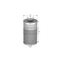 Filtras, hidraulinio kėlimo sistema MANN-FILTER H 617 n