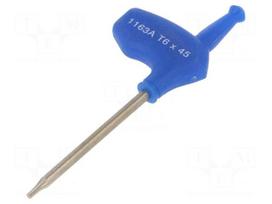 Wrench: Torx® | TX6 | Overall len: 84mm | Working part len: 45mm