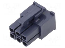 Connector: wire-wire/PCB | plug | female | data | Mini-Fit Jr | 600V