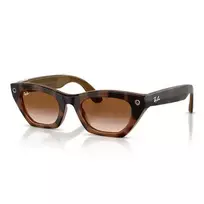 Ray-Ban Meta Gen3 Zena 4015 690513 49 (rėmeliai polished havana, lęšiai Gradient ruda)