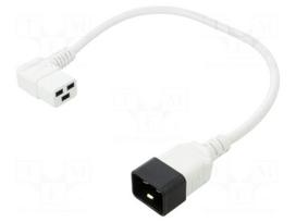Cable | H05VV-F | 3x1.5mm2 | IEC C19 female angled,IEC C20 male