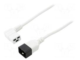 Cable | H05VV-F | 3x1.5mm2 | IEC C19 female angled,IEC C20 male