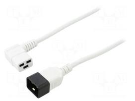 Cable | H05VV-F | 3x1.5mm2 | IEC C19 female angled,IEC C20 male
