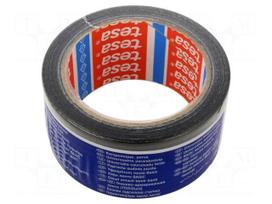 Tape: duct | W: 50mm | L: 25m | Thk: 0.15mm | synthetic caoutchouc | black