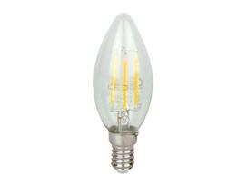 Stalinė lempa iLike  LED spuldze E14 4W 2700K 480lm 220-240V FILAMENT C35 CANDLE LED line LITE