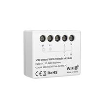 Kitas produktas Avatto  Vieda releja Wi-Fi 6  230Vac  8A  MINI  ar jaudas meritaju  TUYA / Smart Life WSM20-W1 (6976037363231)