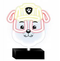 Kitas produktas paw patrol  PAW PATROL Led neona lampa uz statīva bērniem  Ķepu patruļa-Rubble