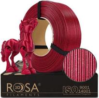 Kitas produktas NoName  Filaments PLA Galaxy Red Wine 1.75mm 1kg uzpildes materials Rosa3D
