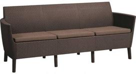 Namams ir remontui Keter  Salemo 3 Seater Sofa Brown
